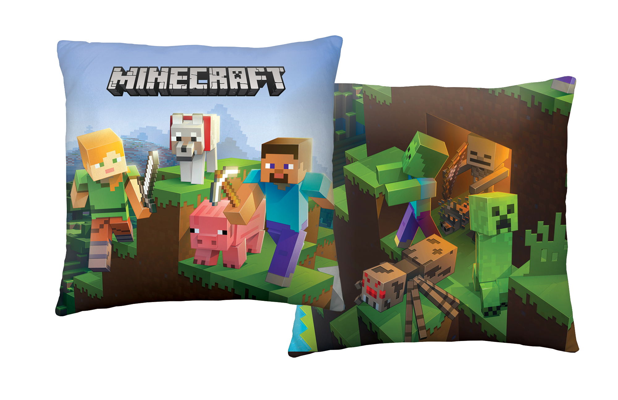 

Poduszka Minecraft 40X40 Alex Crepper Zombiak Gra