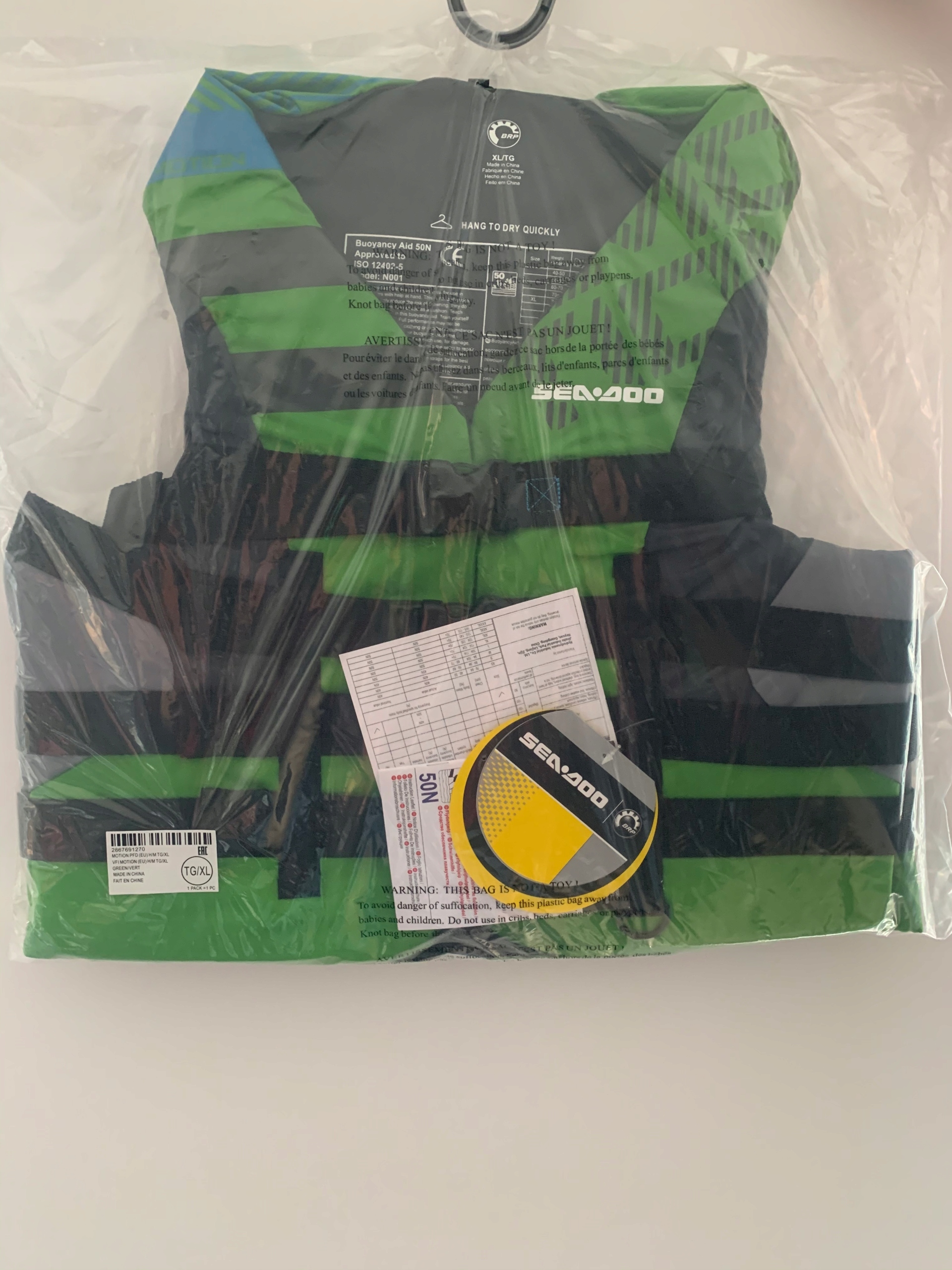 Kapok kamizelka Sea-Doo oryginał rozmiar 3XL Marka Sea-Doo