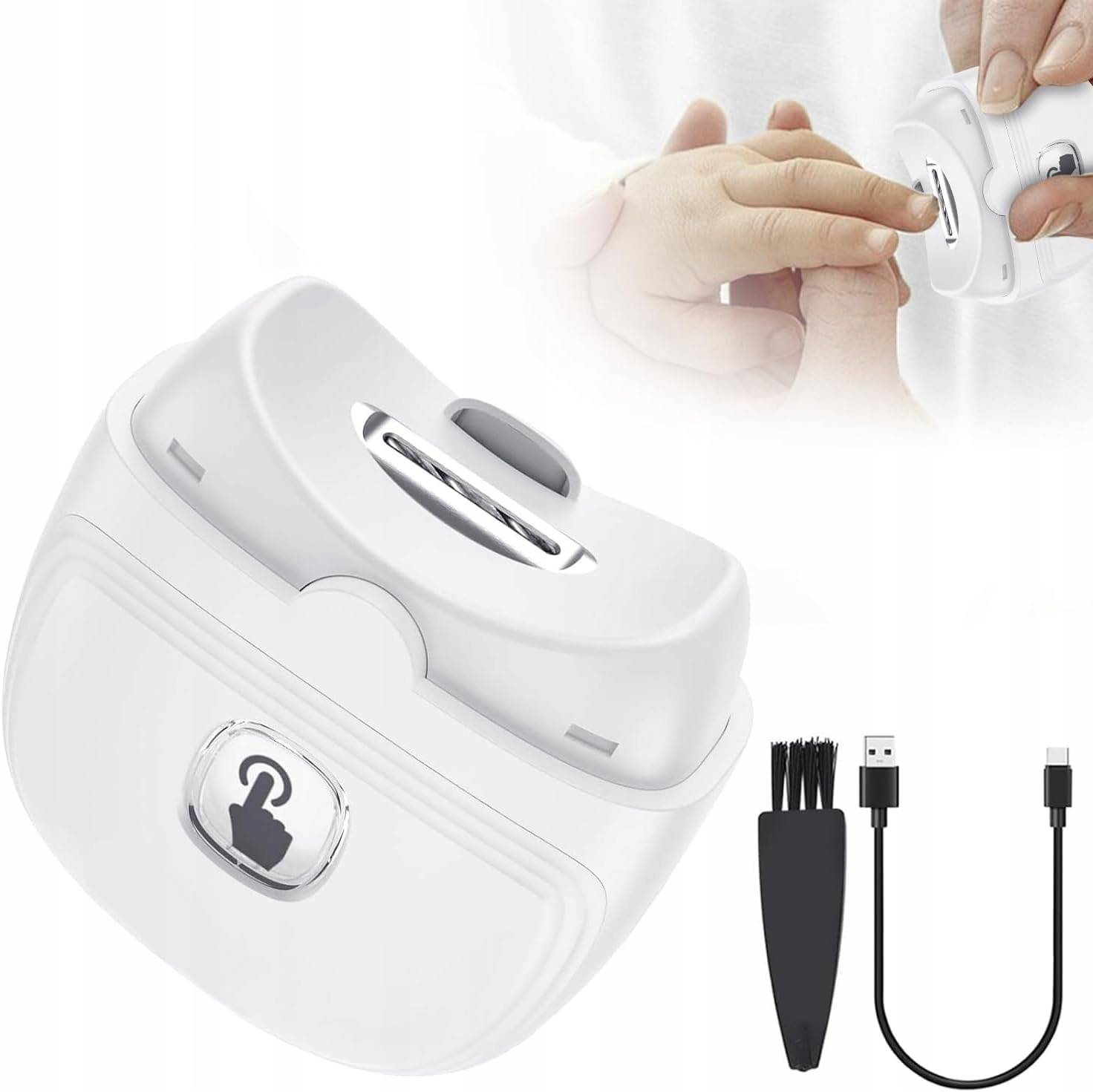 Odolná Elektrická Kleštička Na Nehty S 2 Rychlostními Režimy