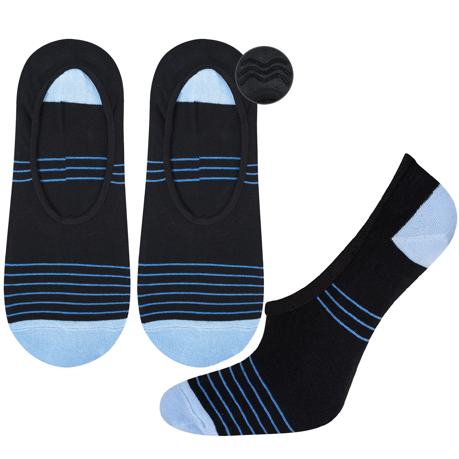 

Stopki Męskie Soxo Skarpetki Do Trampek Silikon