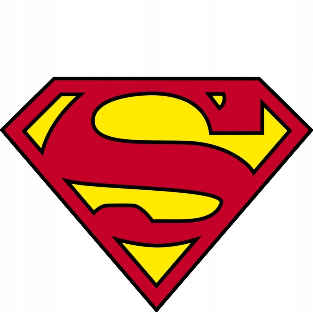 Naprasowanka Termo Naklejka Odzież SuperMan Logo