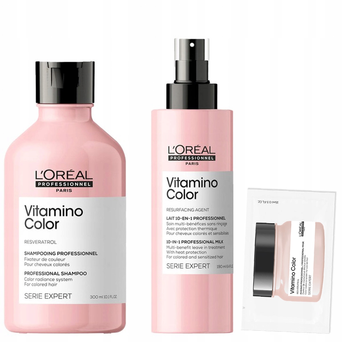 Loreal Vitamino Color sada šampon a sprejů pro barvené vlasy