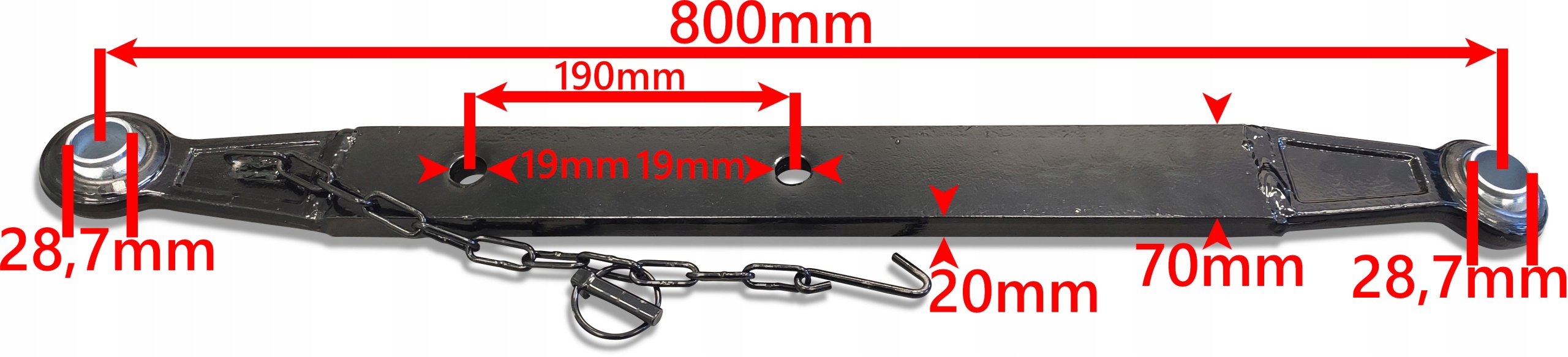 2x CIĘGŁO DOLNE RAMIĘ DŹWIGNIA URSUS C-360 C360 LP Numer katalogowy części 7524.800.C-360-6.A