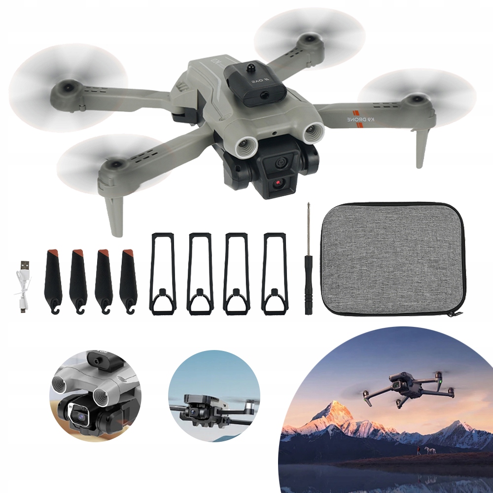 Dron Pro Leteckou Fotografii S Funkcí Vyhýbání Se Překážkám A Dvojitou Kamerou