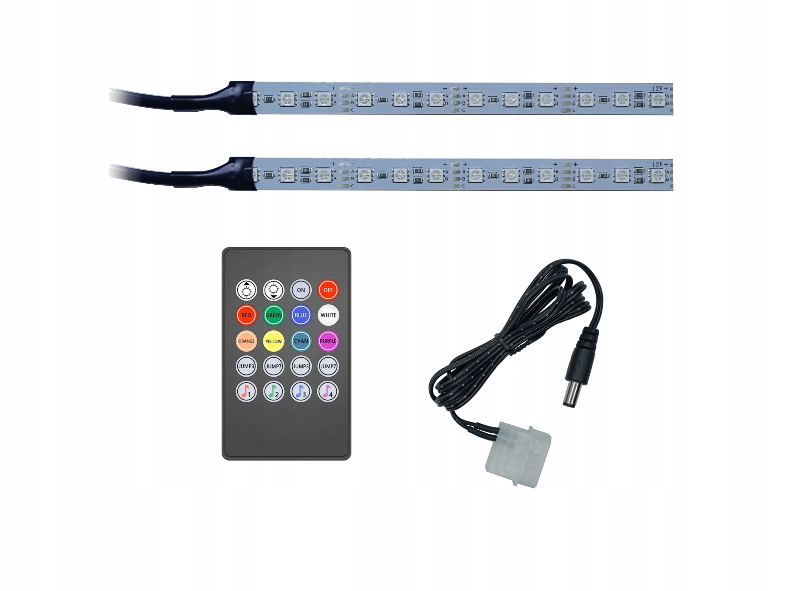 

Aluminiowe listwy Pc 2x15 Led Rgb music Rainbow-x