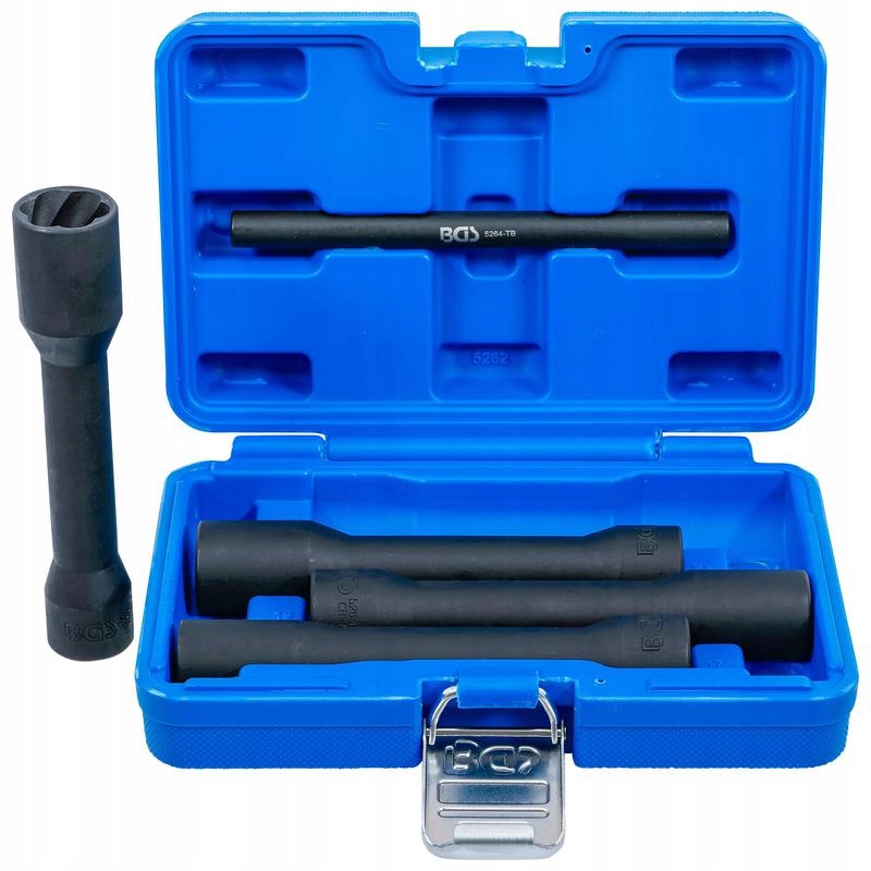 Sada špirálových nástrčných kľúčov hlboké, 12,5 mm (1/2") Bgs