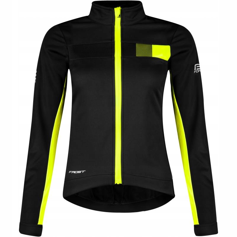 Force Bunda Frost Softshell dámské černo-žlutá fluo S