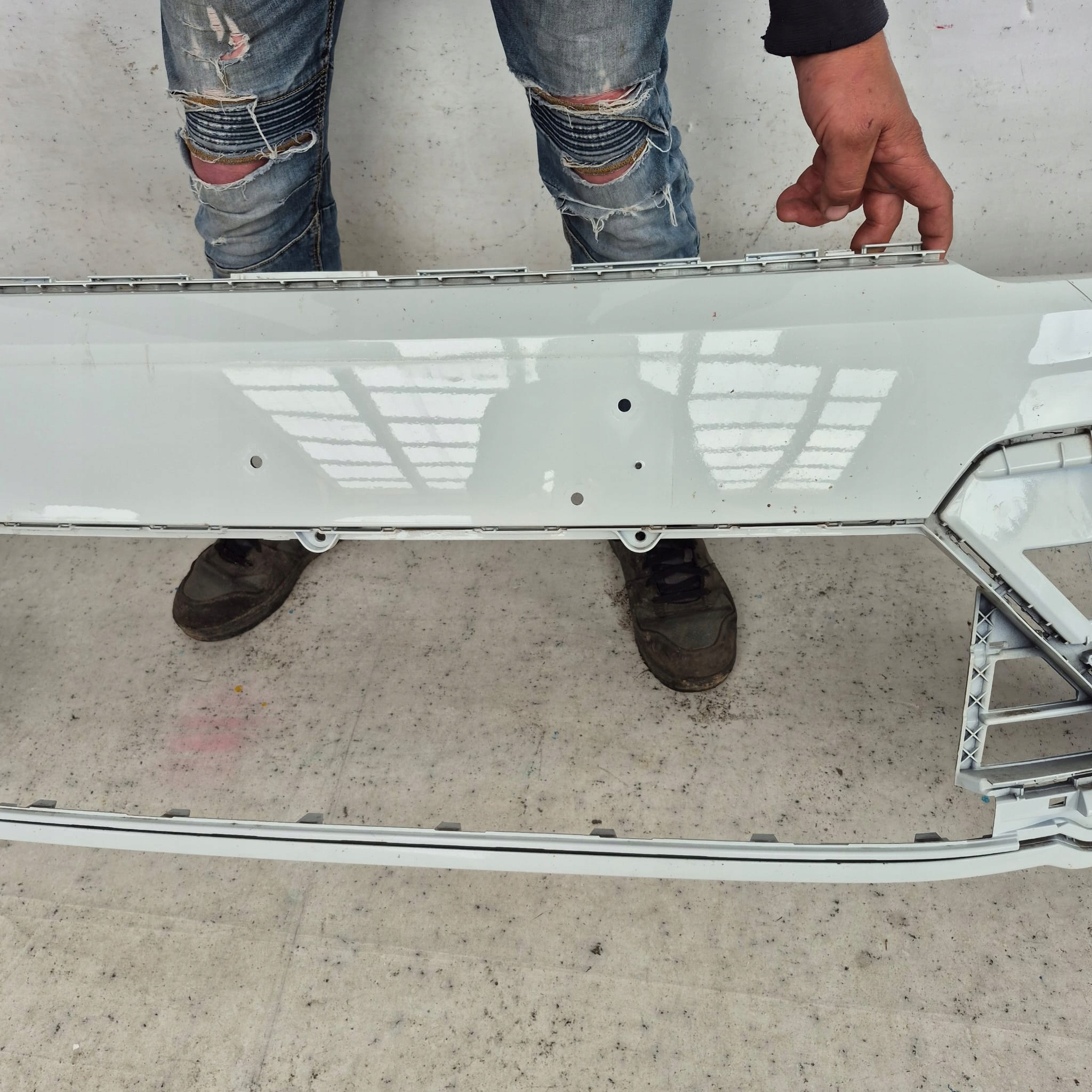 VW TIGUAN II 5NN R-LINE ALLSPACE 16- bumper front front washer PDC
