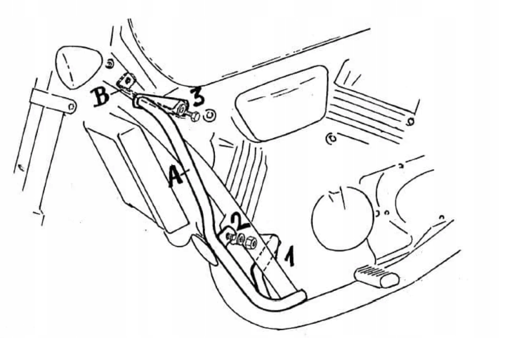 Honda Vf 750 C (1993-2000) Gmol motora