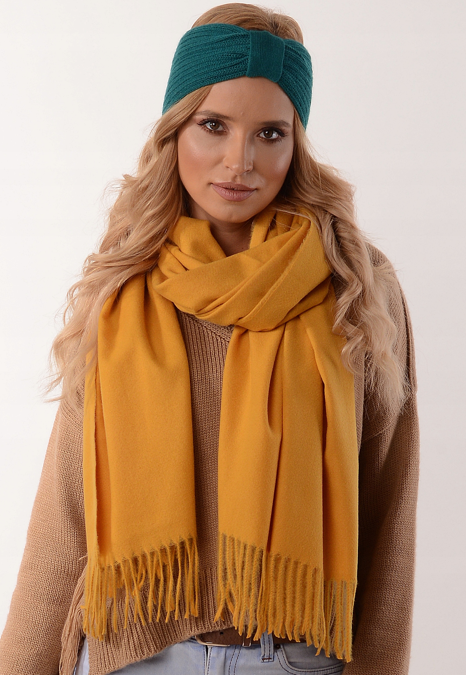 ciepła damska Opaska na uszy MORSKI O4 Wzór dominujący inny wzór