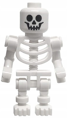 

Lego City figurka Szkielet, Kościotrup, Skeleton
