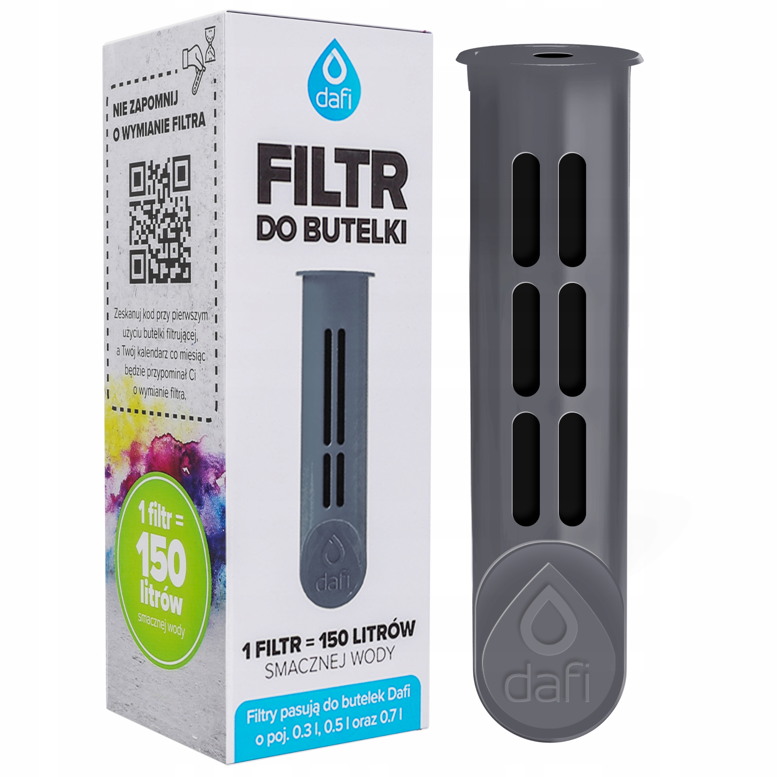 

Filtr Do Butelki Dafi 1 Szt Stalowy Szary