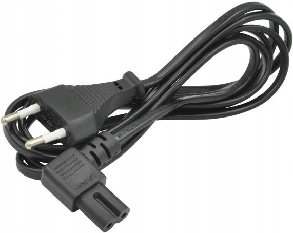 PLAYSTATION 5 PS5 KABEL PRZEWÓD ZASILAJĄCY ÓSEMKA KĄTOWY BOCZNY EURO C7