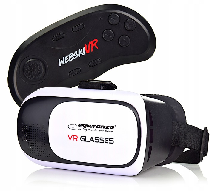 WIRTUALNA RZECZYWISTOŚĆ OKULARY GAMEPAD SŁUCHAWKI GOGLE VR 360 STOPNI Stan opakowania oryginalne