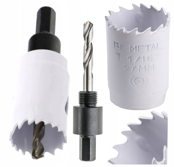 

Otwornica Koronka Bimetalowa 27mm Do Metalu Drewna