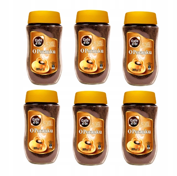 Levně 6 x Káva káva Ráno Cafe d'Or 300 g