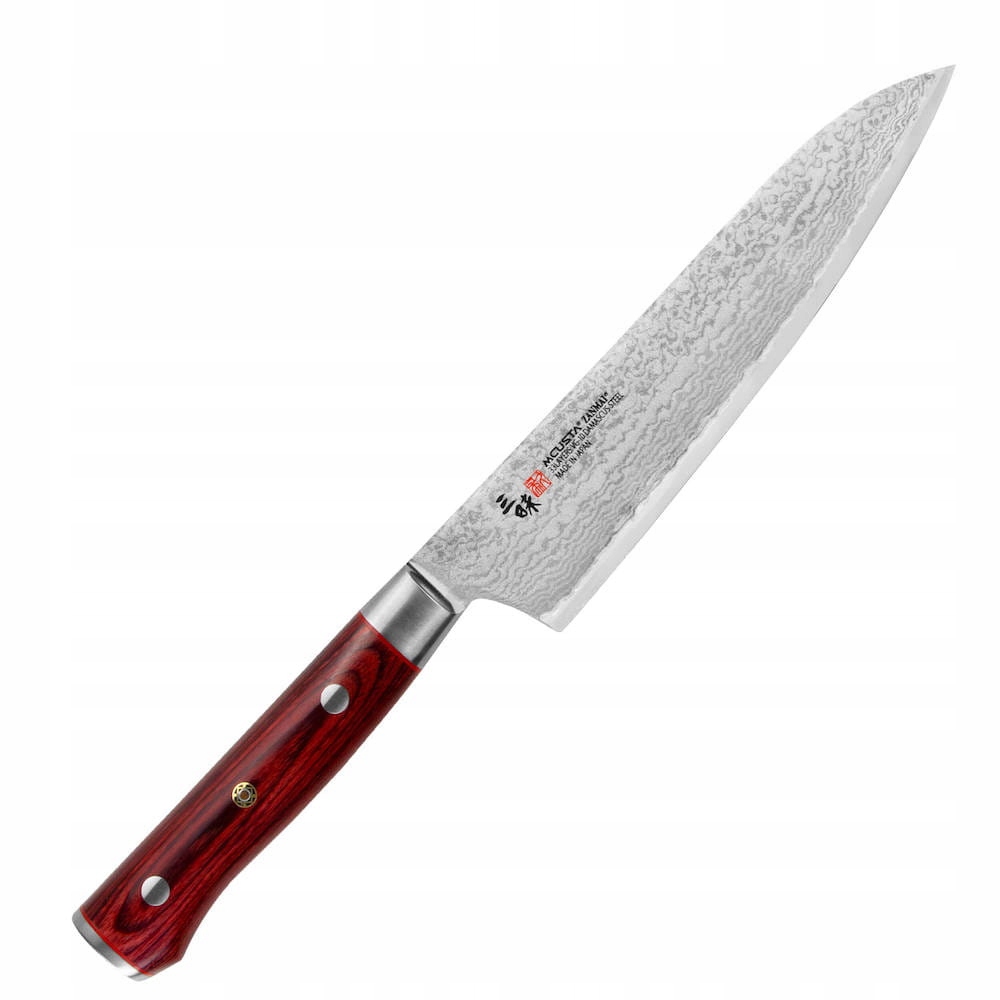 Mcusta Zanmai VG-10 Pro Flame Japonský ostrý kuchynský nôž šéfkuchára 18 cm
