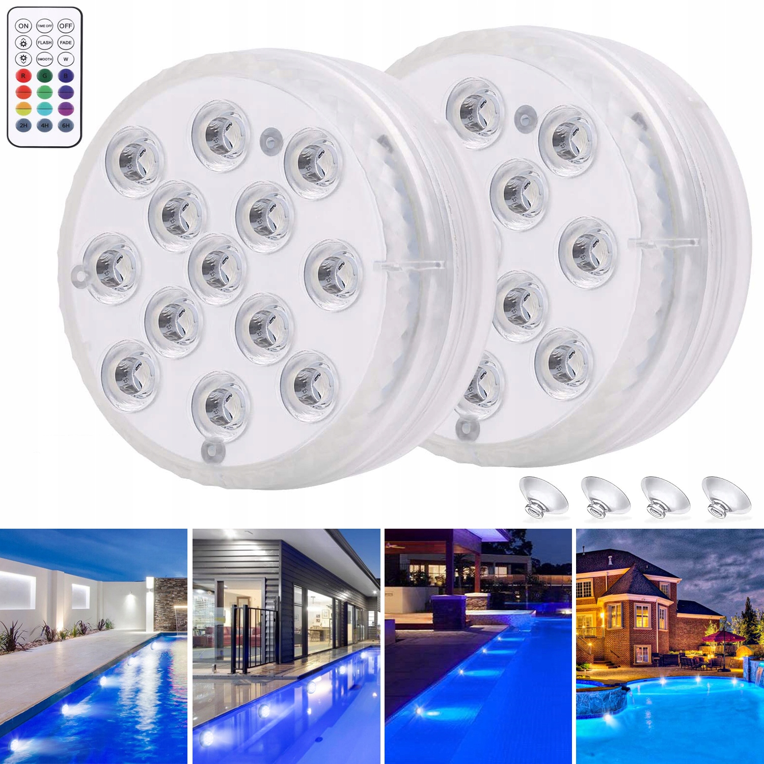 

2X Lampka Basenowa do Jacuzzi Bestway Lampa +pilot