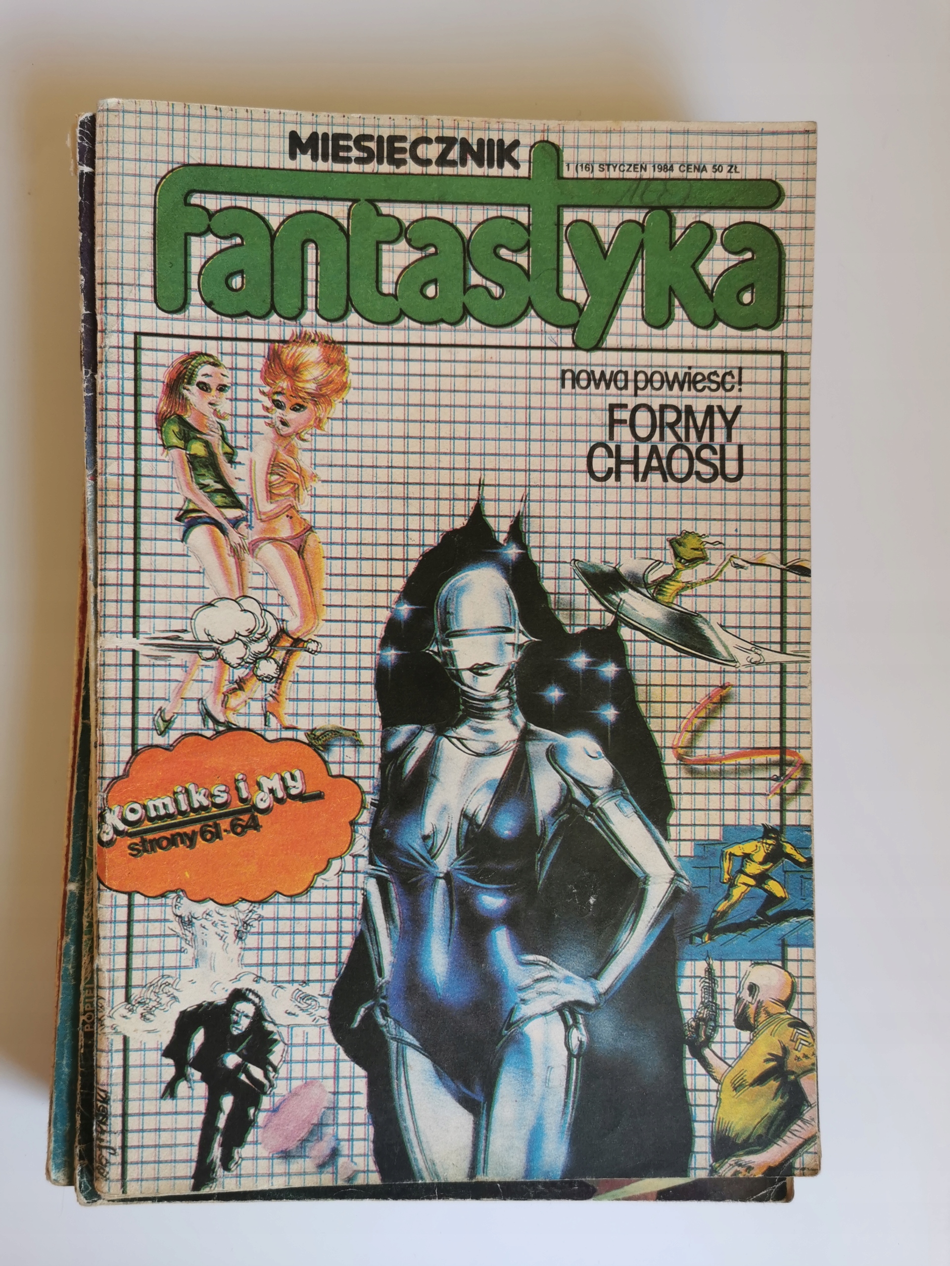 Fantastyka 1984 12 numerów cały rocznik