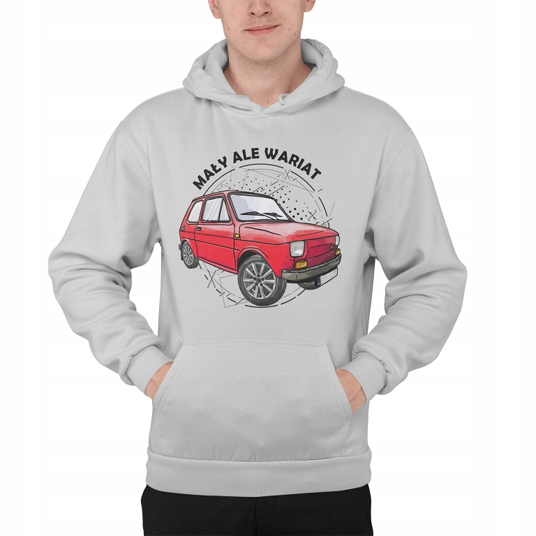 

Bluza Kangurka Mały Ale Wariat Mały Fiat 126P