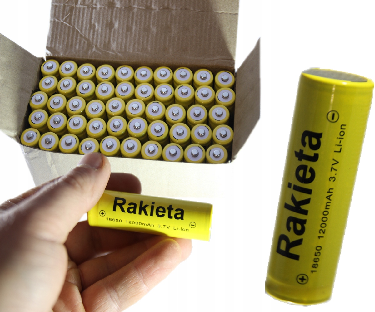 

Bateria Ogniwo Akumulator 18650 12000MAH Latarki