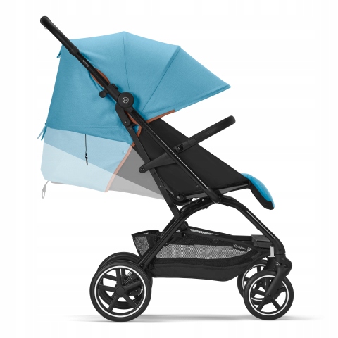 Cybex Eezy S+2 Miejski Wózek Spacerowy Hibiscus Red + folia GRATIS Liczba kół 4