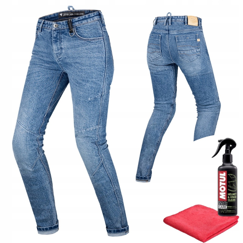 Jeansy motocyklowe damskie SHIMA DEVON Blue 28