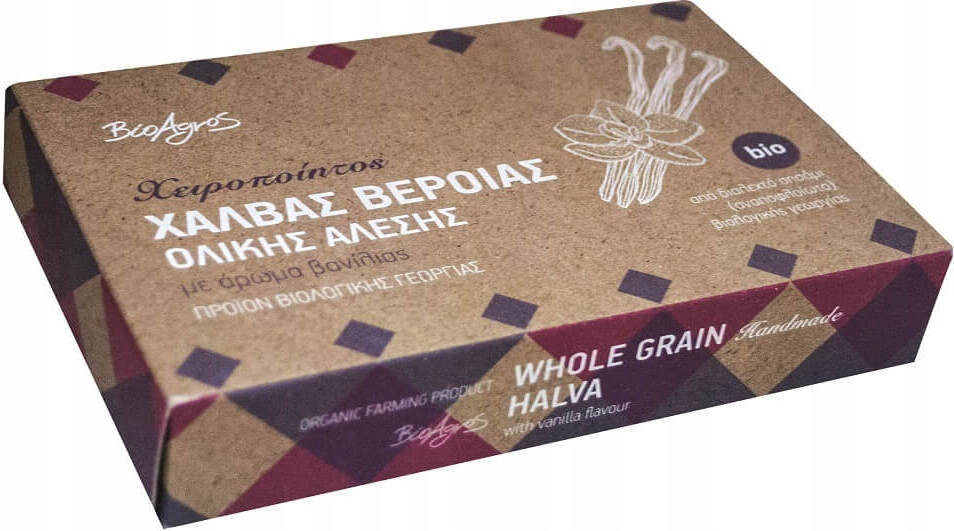 Chalva Sezamová S Vanilkovou Příchutí Bio 200 g Bio Agros