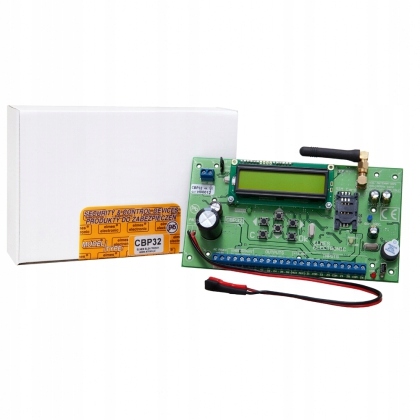 CBP32S CENTRALA ALARMOWA PRZEWODOWO - BEZPRZEWODOW