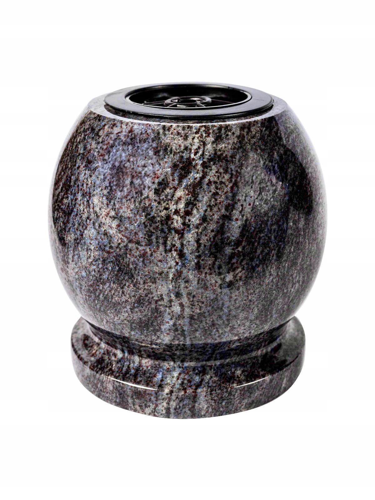 Exkluzivní váza na pomník, váza na granitový náhrobek, fialová (Orion)