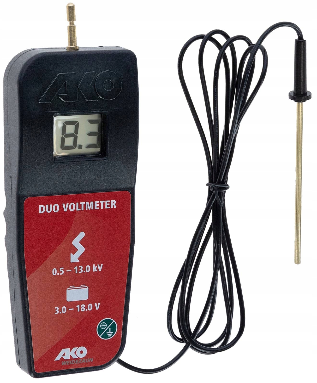 Tester Napětí Duo Voltmetr Pro Baterie A Ploty 9V Ako