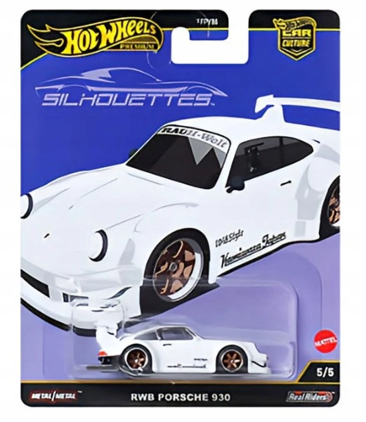 HOT WHEELS SILHOUETTES CAR CULTURE PREMIUM zestaw 5 autek JBK47, JBK58-61 Model JBK61