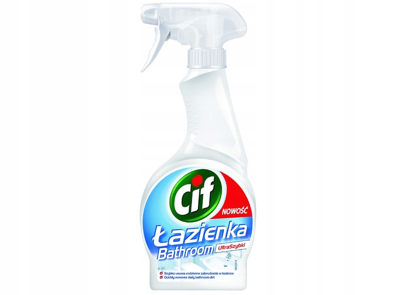 

Płyn do czyszczenia łazienki Cif Ultraszybki 500ml