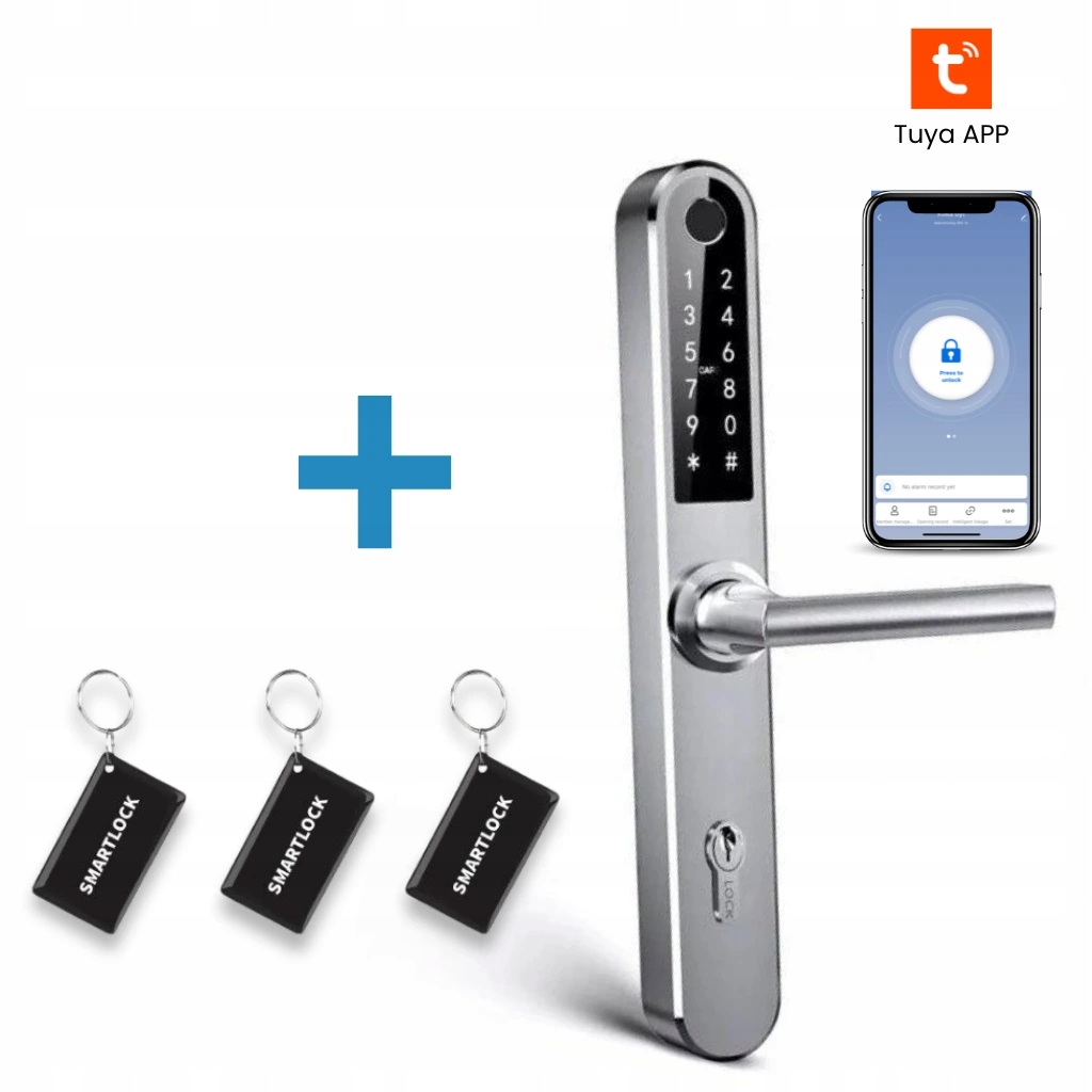 Bot Chytrá klika Tuya H1 90 mm stříbrná