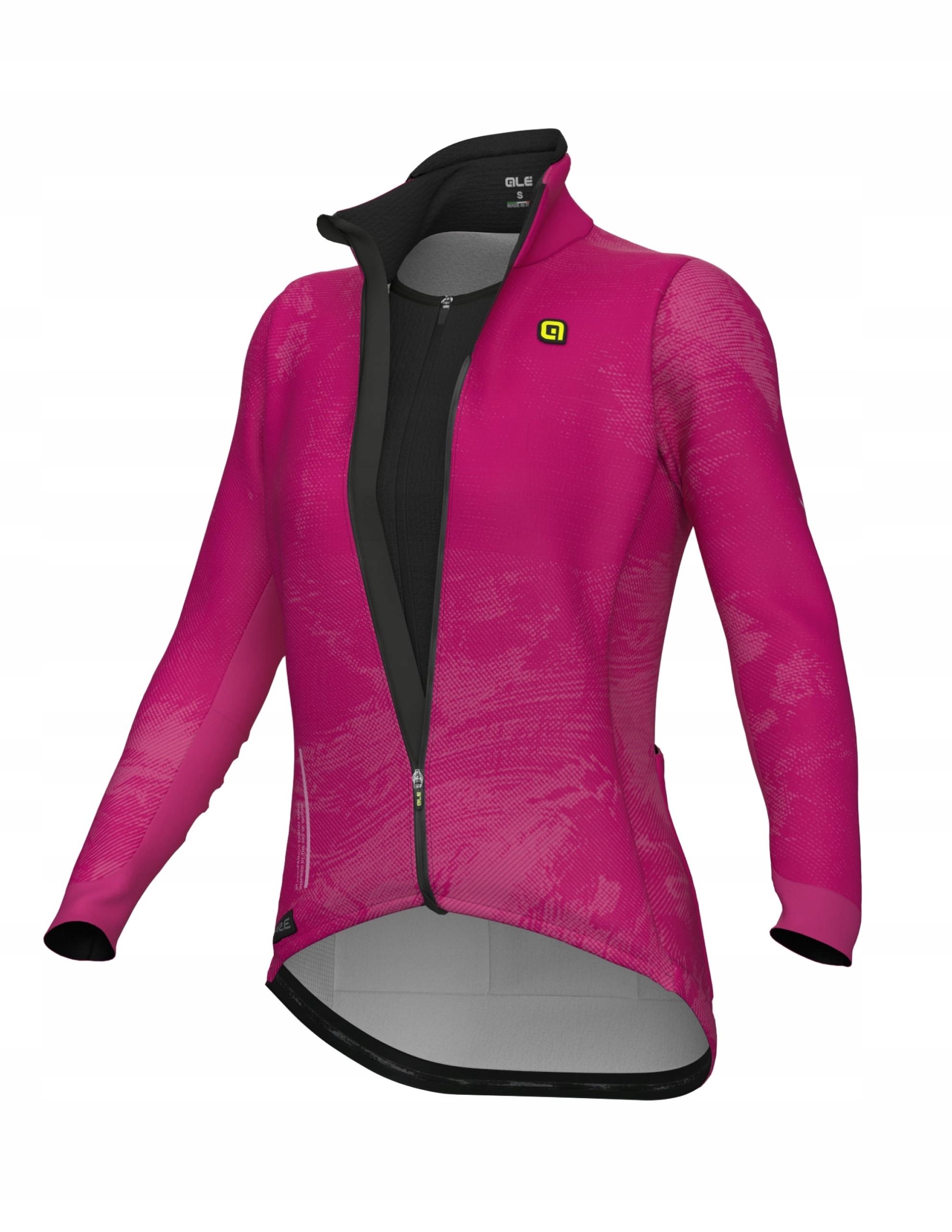 Dámská zimní cyklistická bunda Alé Cycling Pr-e Fan voděodolná růžová S