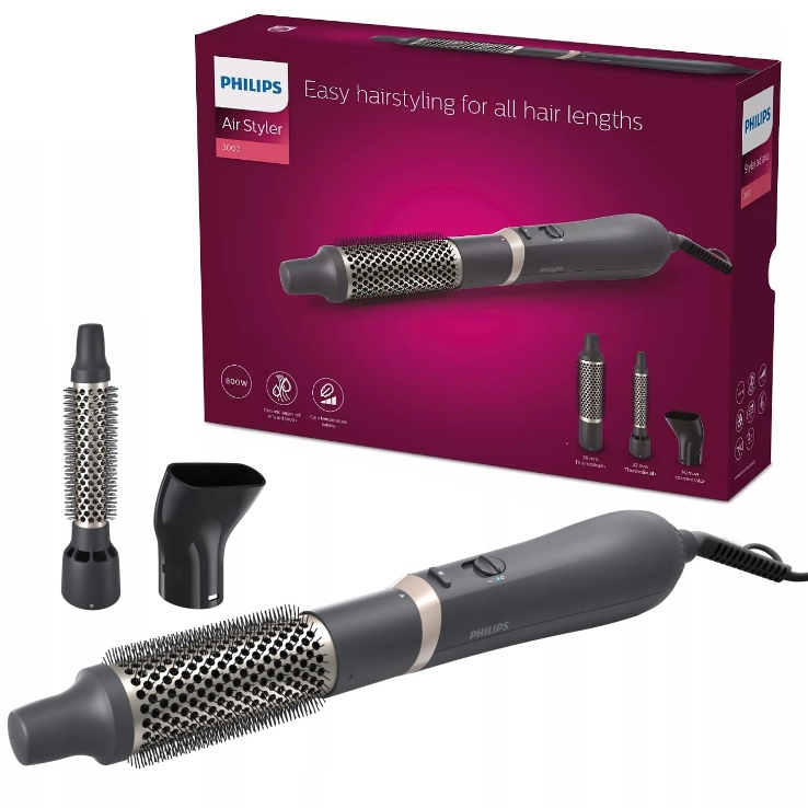Termo kartáč – fén a kulma na vlasy Philips Series 3000 BHA301/00