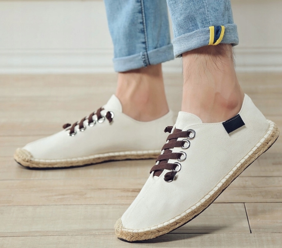 Męskie Buty Espadryle do Chodzenia na Lato 39-45 Wzór dominujący bez wzoru