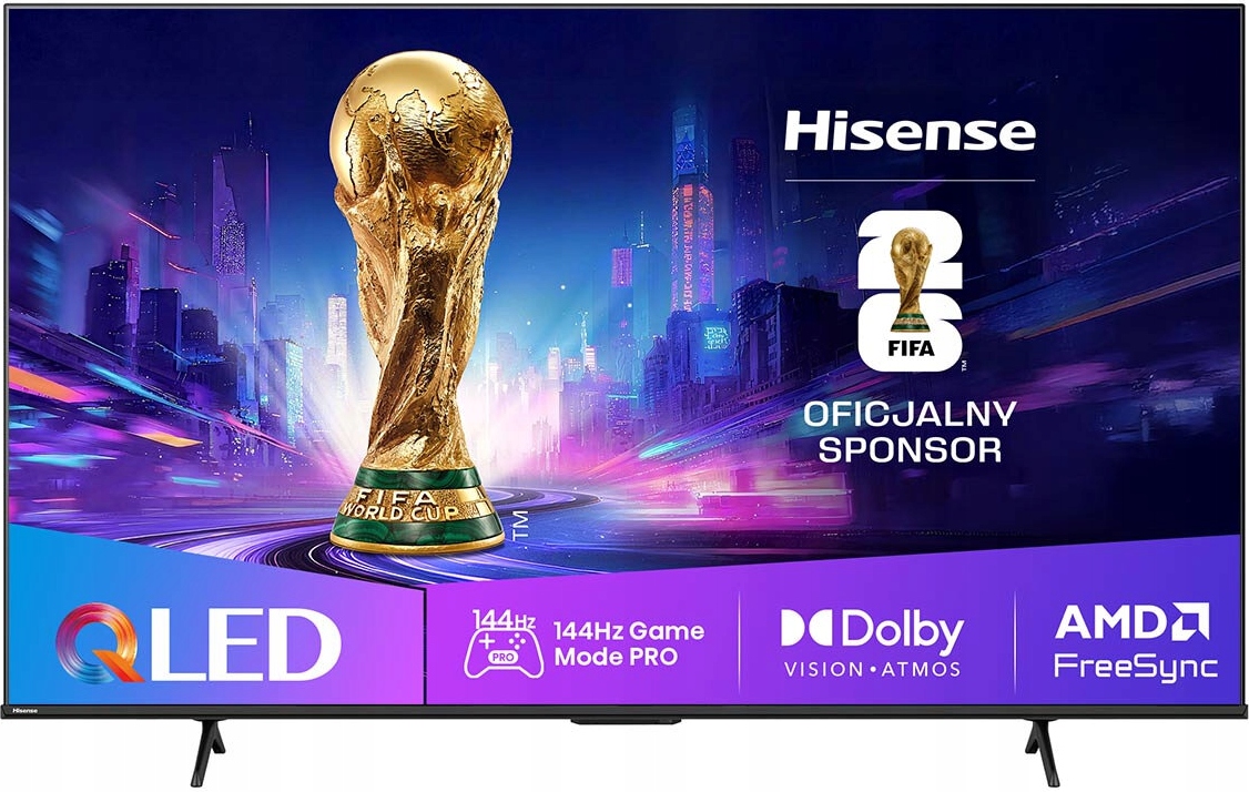 Telewizor Led Hisense 43E77Q Pro 43" 4K Uhd Czarny