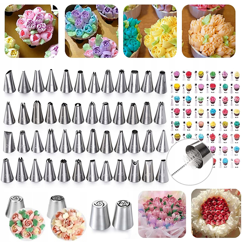 ZESTAW AKCESORIA NARZĘDZIOWE DO DEKORACJI TORTÓW CIAST I CUKIERNICZY Marka inna