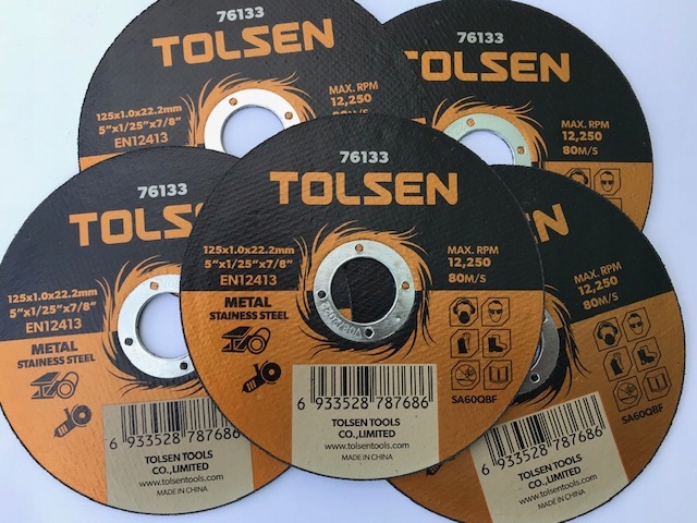 

Tolsen Tarcza Do Metalu i Inox 125X1mm 5SZT.