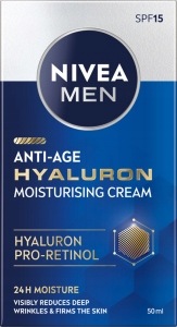 Men Krém na obličej 50 ml Anti-Age Hyaluron Nivea