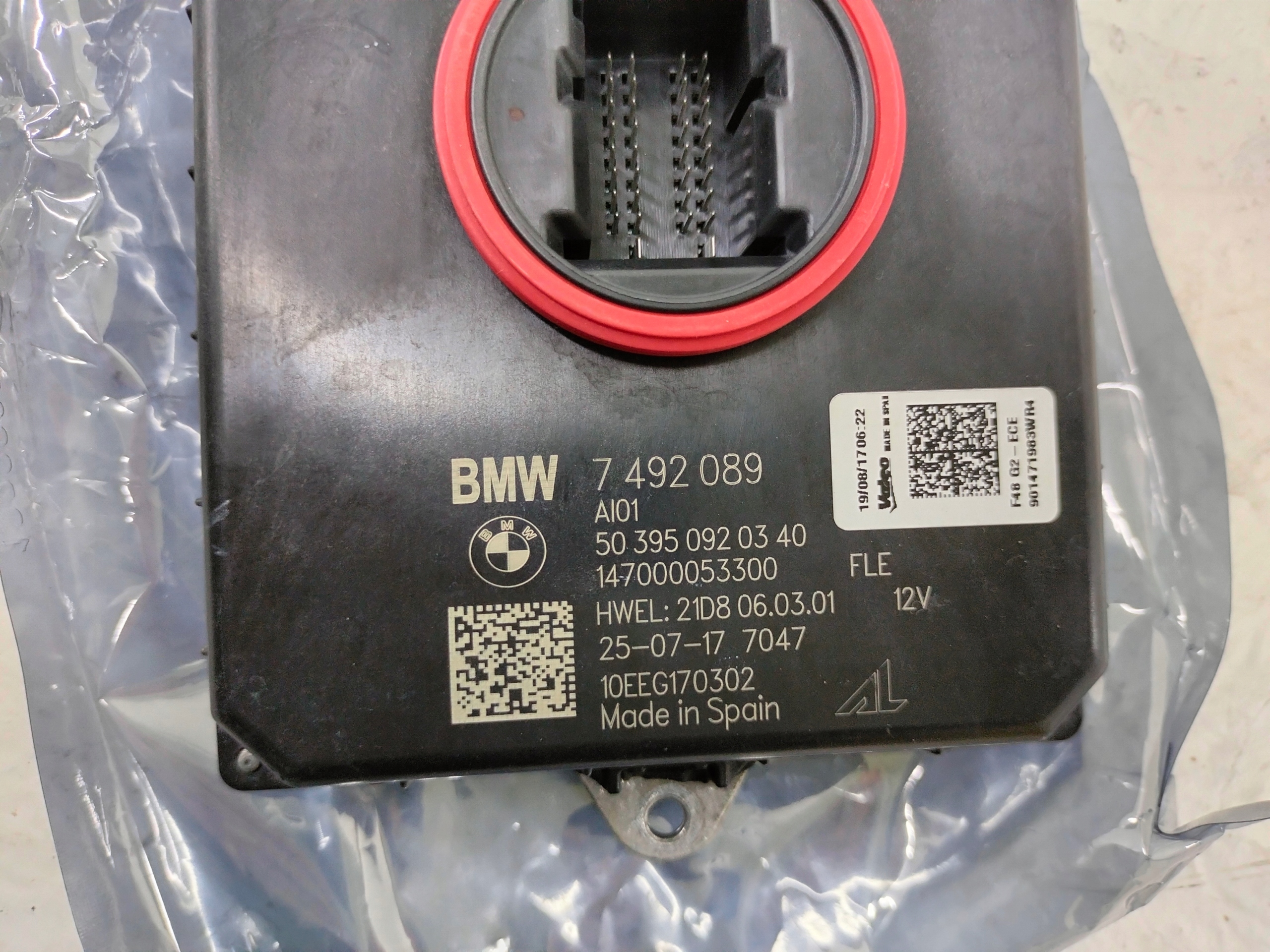 MODUŁ PRZETWORNICA STEROWNIK ORYGINAŁ BMW MINI 7492089 &&