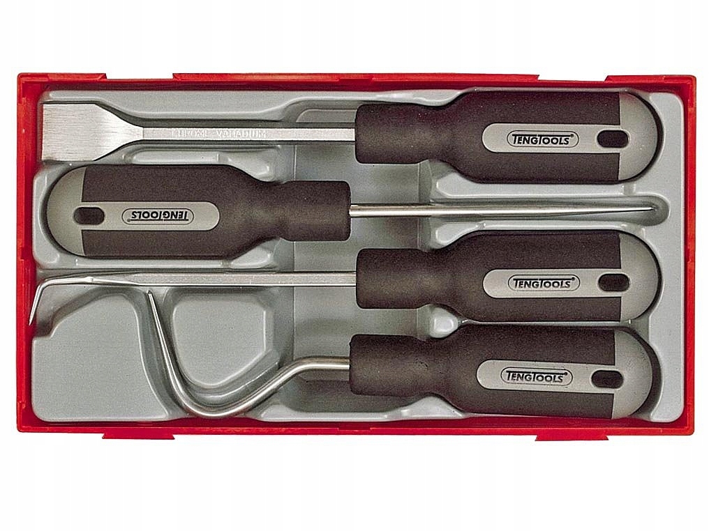 TENGTOOLS TTSR04 ZESTAW SKROBAKÓW 117690107