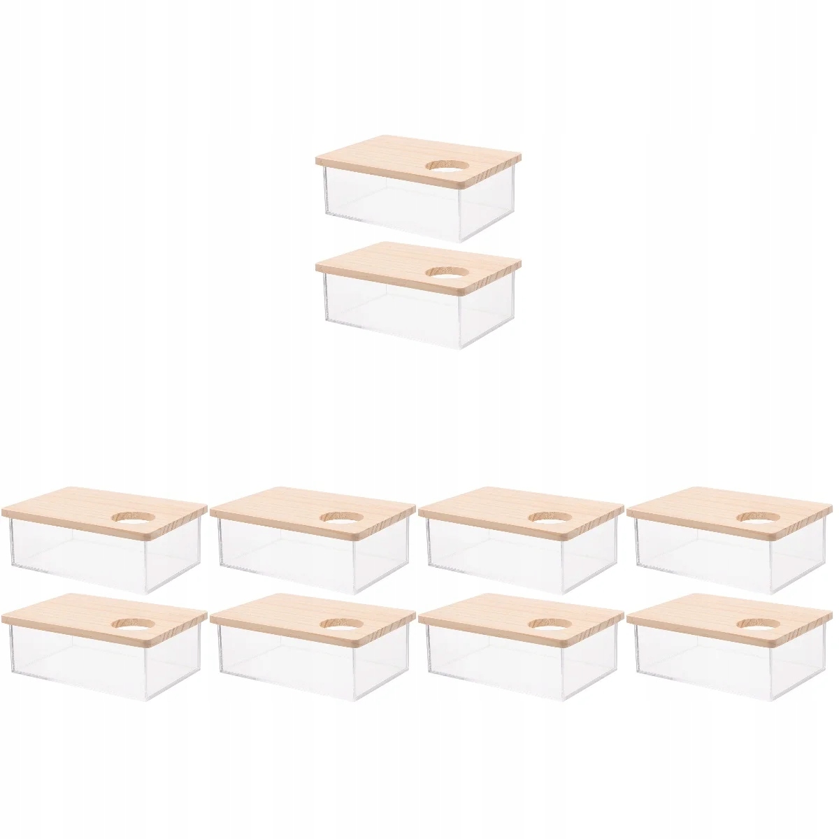 Szklane pojemniki Wyczyść artykuły dla chomików