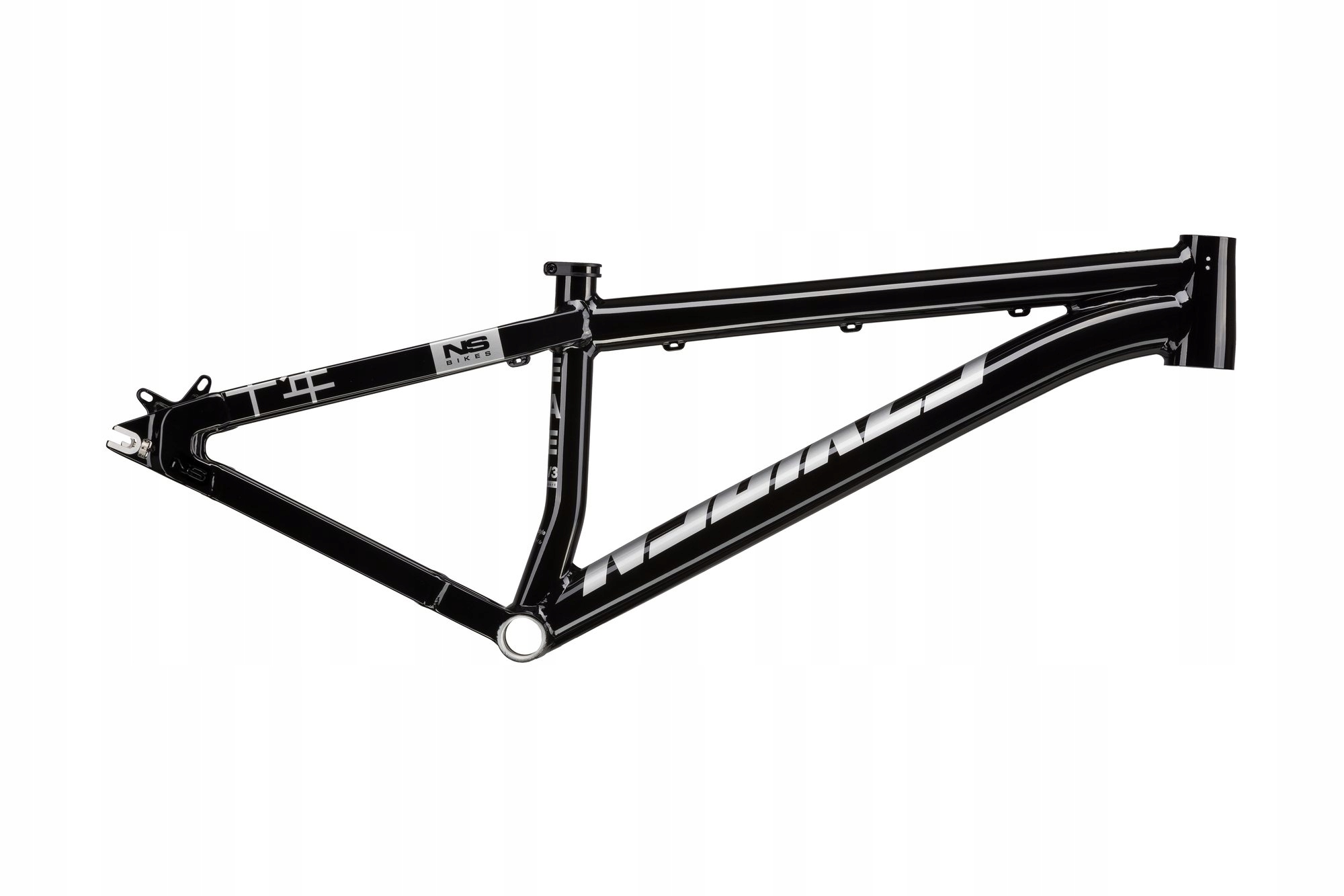 Pevný hliníkový rám Ns Bikes Decade V3 13" pro kola 26 Černý