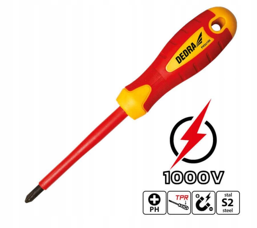 

Wkrętak śrubokręt krzyżakowy izolowany Ph 3x150 mm