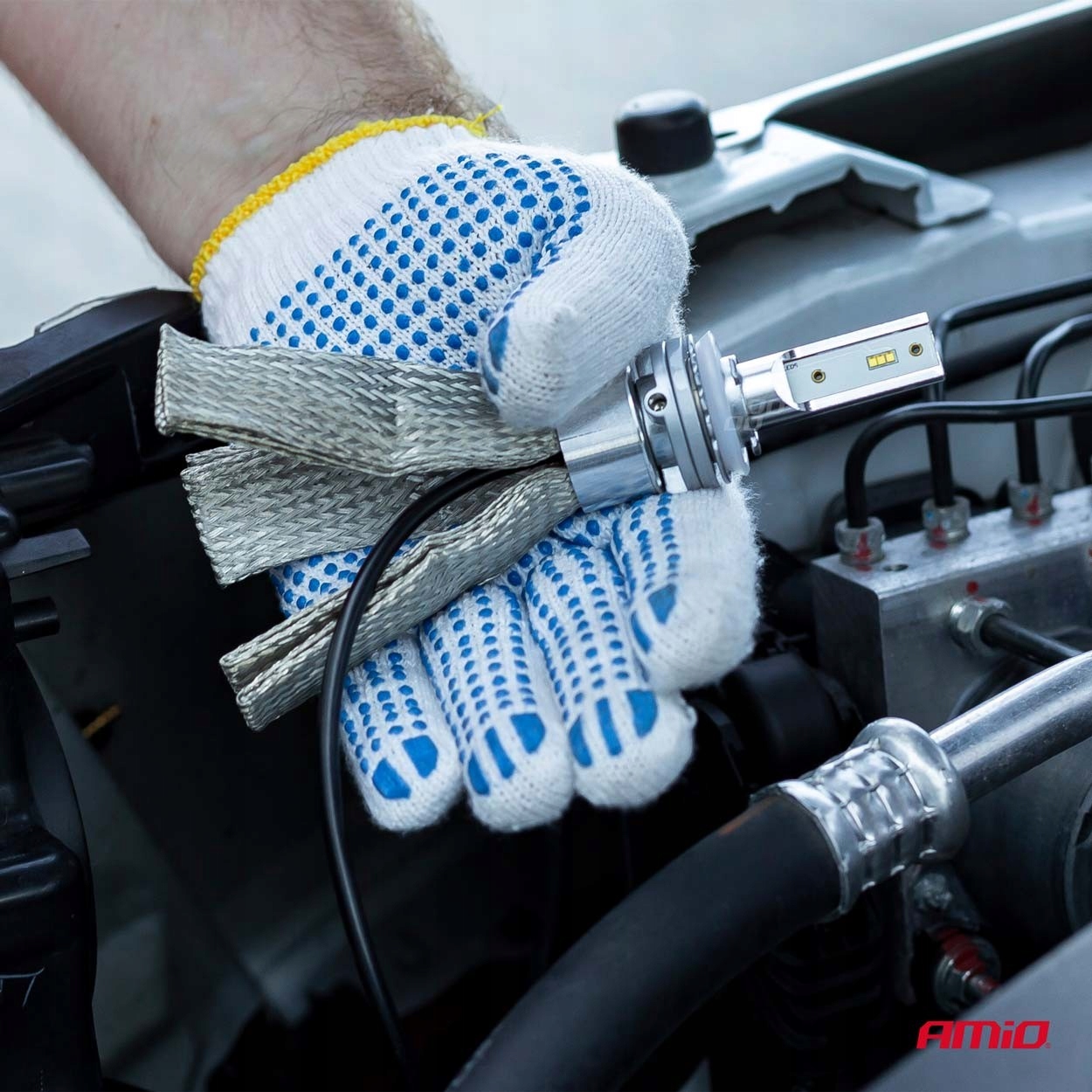 ŻARÓWKI SAMOCHODOWE LED RS+ SERIES H1 50W SLIM Podstawa P14.5s