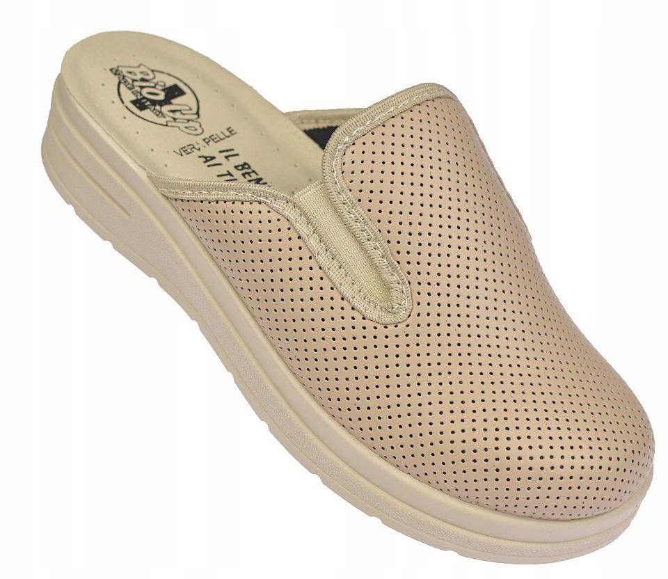 Nazouváky na zdravotní halušky dámské pružné chodítka K-729-FR béžová vel. 40