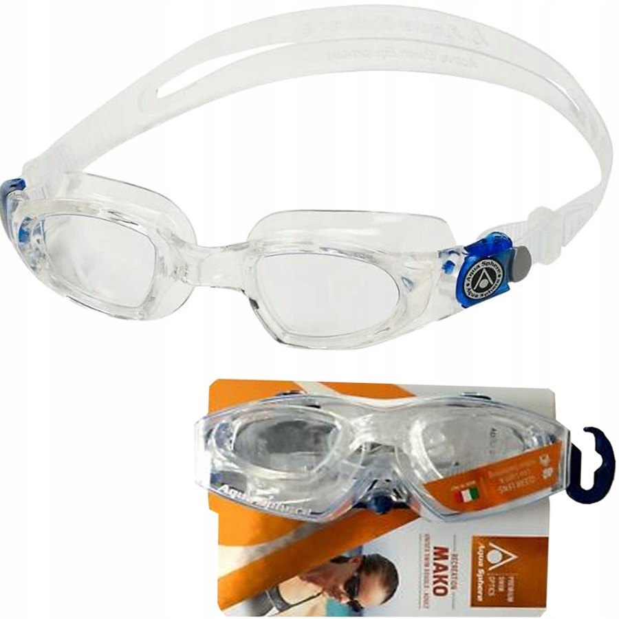 

Okulary Do Pływania Aqua Sphere Mako Etui Italy Un