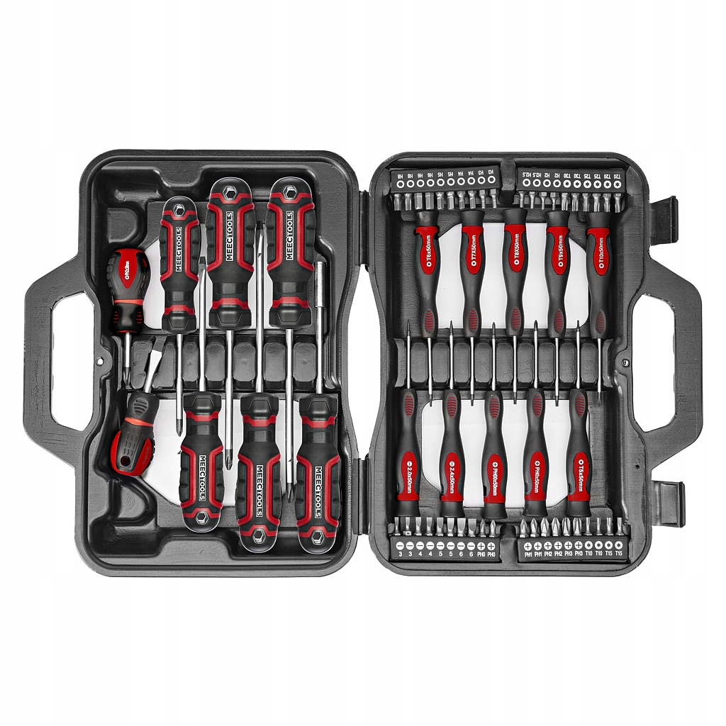 Набір викруток і наконечників 58 el. Meec Tools